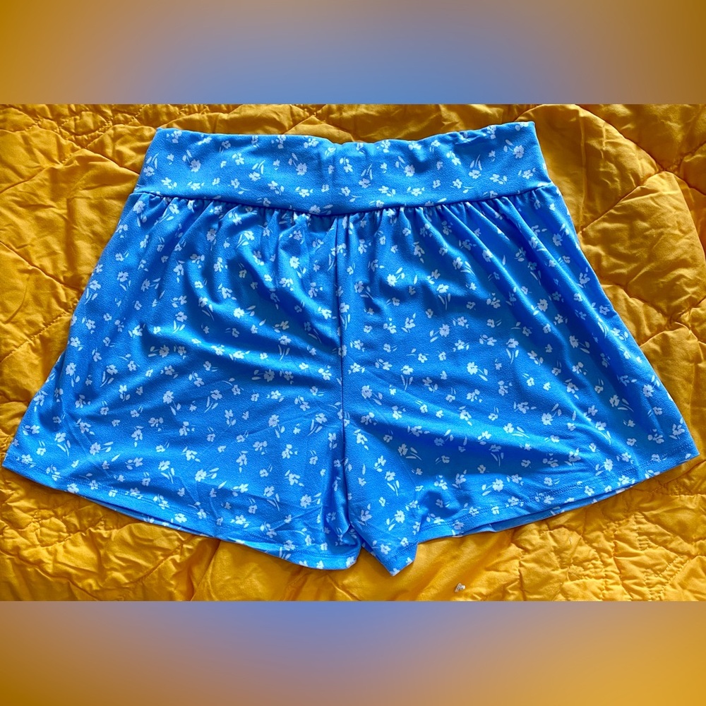 Ardene Blue Floral Skort - Picture 6 of 6